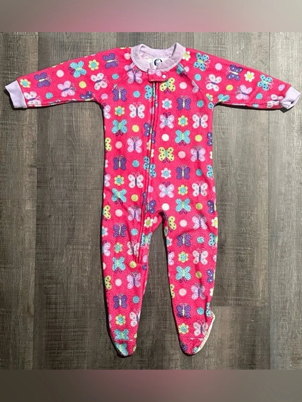 💞 Baby & Toddler Girl Size 18 Months Butterfly Pajamas